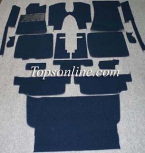 Mercedes replacement carpet kits