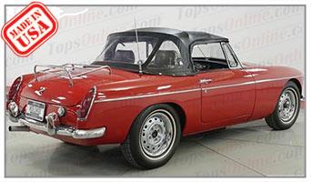 Convertible Tops & Accessories:1962 and 1963 MGB MK I Roadster