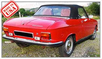 Convertible Tops & Accessories:1967 thru 1976 Peugeot 204 & 304 Cabriolet