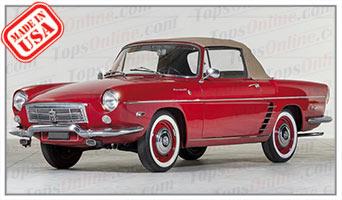 Convertible Tops & Accessories:1962 thru 1964 Renault Floride & Floride S Caravelle