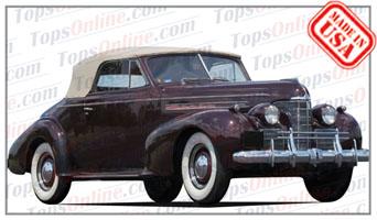 Convertible Tops & Accessories:1939 and 1940 Oldsmobile 70 & 80 Series 2 Door Convertible Coupe