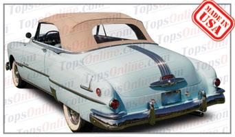 Convertible Tops & Accessories:1950 thru 1952 Pontiac Chieftain & Chieftain Deluxe