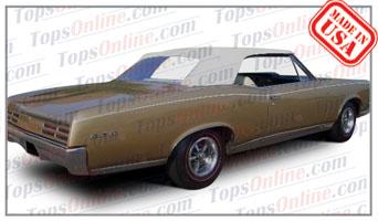 Convertible Tops & Accessories:1966 and 1967 Pontiac GTO, Lemans, Tempest & Beaumont