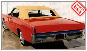 Convertible Tops & Accessories:1966 thru 1968 Lincoln Continental 4 Door Convertible