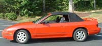 1992 Nissan 240sx convertible top boot #5