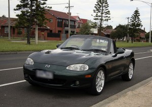 2001 Mazda Miata convertible