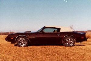 Pontiac Firebird convertible top