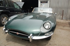 Jaguar E-type convertible top