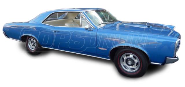 1969 Pontiac Tempest 4 Door Hardtop 6 Bow Acme Auto Headlining 69-1530-PRP1507 Red Replacement Headliner 