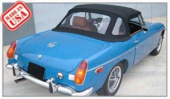 Convertible Tops & Accessories:1971 thru 1980 MGB MK II, MK III & MK IV Roadster