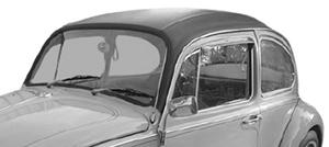 Landau Vinyl Tops:Volkswagen Beetle 1200 - 1955 thru 1970