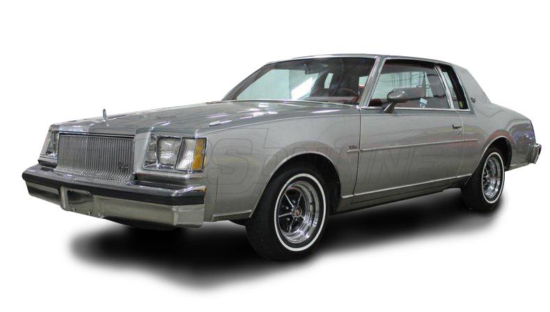 1978 thru 1980 Buick Regal 2-Door Coupe & T-Top