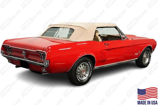 Convertible Tops & Accessories:1967 and 1968 Ford Mustang, Mustang GT & Shelby