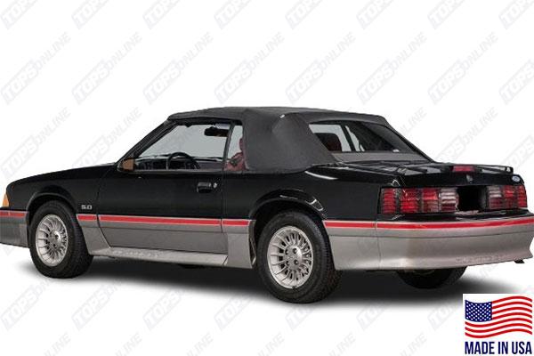 Convertible Tops & Accessories:1983 thru 1990 Ford Mustang (GLX, GT, L, LX)