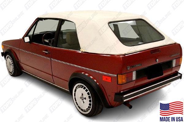 Convertible Tops & Accessories:1979 thru 1994 Volkswagen Cabriolet, Rabbit & Golf 1