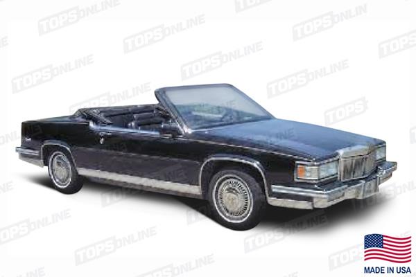 Convertible Tops & Accessories:1986 thru 1988 Cadillac Coupe Deville (Car Craft or H & E Conversion)