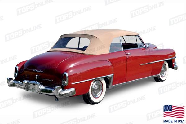 Convertible Tops & Accessories:1949 thru 1952 Chrysler New Yorker, New Yorker Town & Country, Windsor & Windsor Deluxe