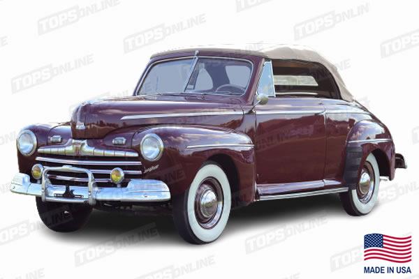 Convertible Tops & Accessories:1946 thru 1948 Ford Super Deluxe & Super Deluxe Sportsman