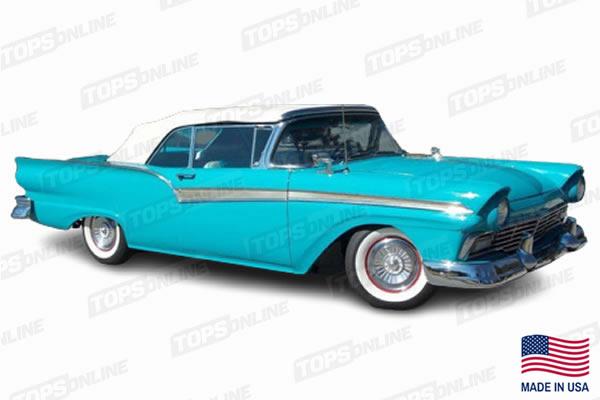 Convertible Tops & Accessories:1957 and 1958 Ford Fairlane 500 Sunliner