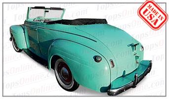Convertible Tops & Accessories:1940 and 1941 Plymouth Deluxe Convertible Coupe