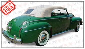 Convertible Tops & Accessories:1940 and 1941 Desoto Convertible & Custom Convertible Coupe