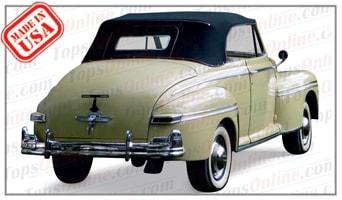 Convertible Tops & Accessories:1946 thru 1948 Mercury 69M, 76 & Sportsman Convertible (Wood)