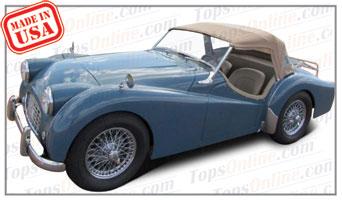 Convertible Tops & Accessories:1955 thru 1957 Triumph TR2, TR3 & Early TR3A Roadster