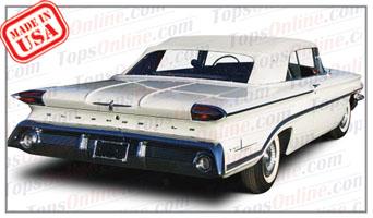 Rubber Weatherstrips (Weather Seals):1959 and 1960 Oldsmobile Dynamic 88, Super 88 & 98 (Ninety Eight) Convertible
