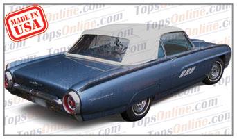 Rubber Weatherstrips (Weather Seals):1961 thru 1963 Ford Thunderbird & T-Bird Convertible