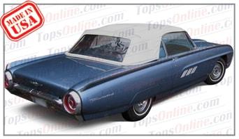 Convertible Tops & Accessories:1961 thru 1963 Ford Thunderbird & T-Bird