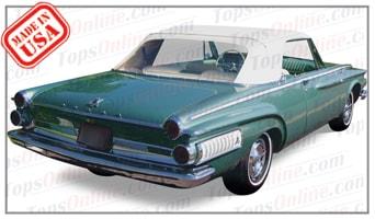 Rubber Weatherstrips (Weather Seals):1962 Dodge Dart 440 & Polara 500 (B Body) Convertible