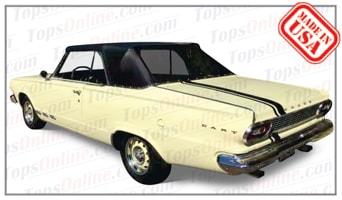 Rubber Weatherstrips (Weather Seals):1965 and 1966 Dodge Dart 270 & Dart GT (A Body) Convertible