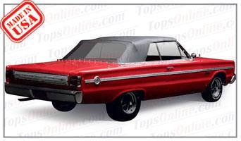 Convertible Tops & Accessories:1966 Plymouth Belvedere II & Satellite (B Body)