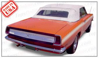 Rubber Weatherstrips (Weather Seals):1967 thru 1969 Plymouth Barracuda (A Body) Convertible