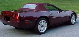 Rubber Weatherstrips (Weather Seals):1986 thru 1996 Chevy Corvette (C4) Convertible