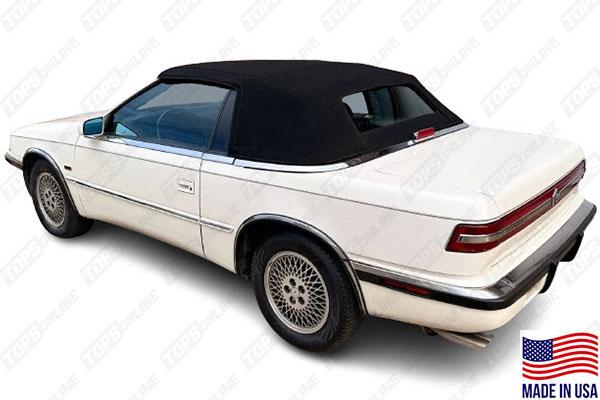 Convertible Tops & Accessories:1987 thru 1991 Chrysler Maserati TC