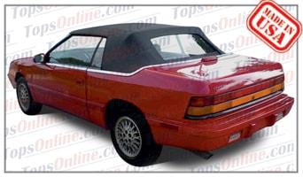 Convertible Tops & Accessories:1987 thru 1995 Chrysler Lebaron