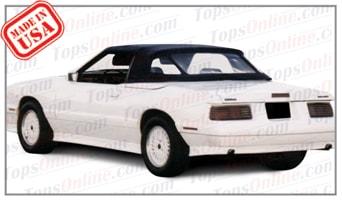 Convertible Tops & Accessories:1989 and 1990 Mercury Capri & McLaren (ASC Conversion)