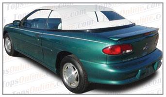 Rubber Weatherstrips (Weather Seals):1995 thru 2000 Chevy Cavalier, Cavalier LS & Z24 Convertible