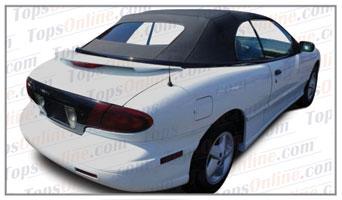 Rubber Weatherstrips (Weather Seals):1995 thru 2000 Pontiac Sunfire, Sunfire SE & GT Convertible