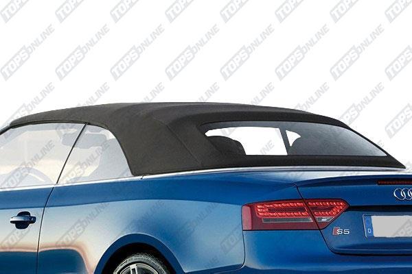 Black Canvas Convertible Soft Top For Nissan 370Z 2010-2018 - With Heated Glass Window, DOT Approved