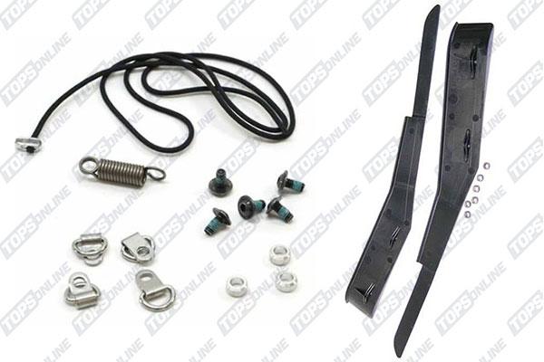 Dodge Dakota Headliner Fix Trim Kit – 97-04, Front Windshield Area, Rubberized Plastic
