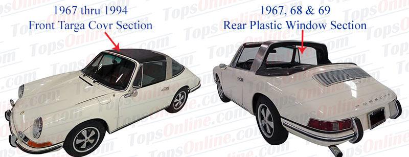 :1967 thru 1994 Porsche Targa 911, 912, Carrera 2, 4 & SC