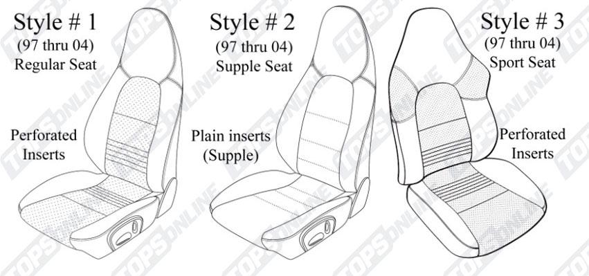 porsche boxster oem seat covers