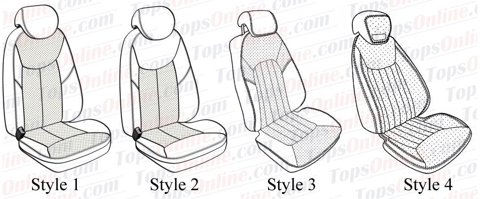 2003 Thru 2008 Mercedes Benz Sl R230 Chassis Upholstery Seat Covers - Replacement Seat Covers Mercedes Benz