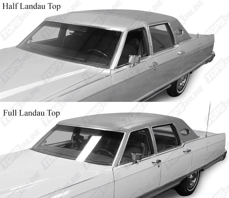 Lincoln Town Car 1970 thru 1989 Landau Vinyl Tops