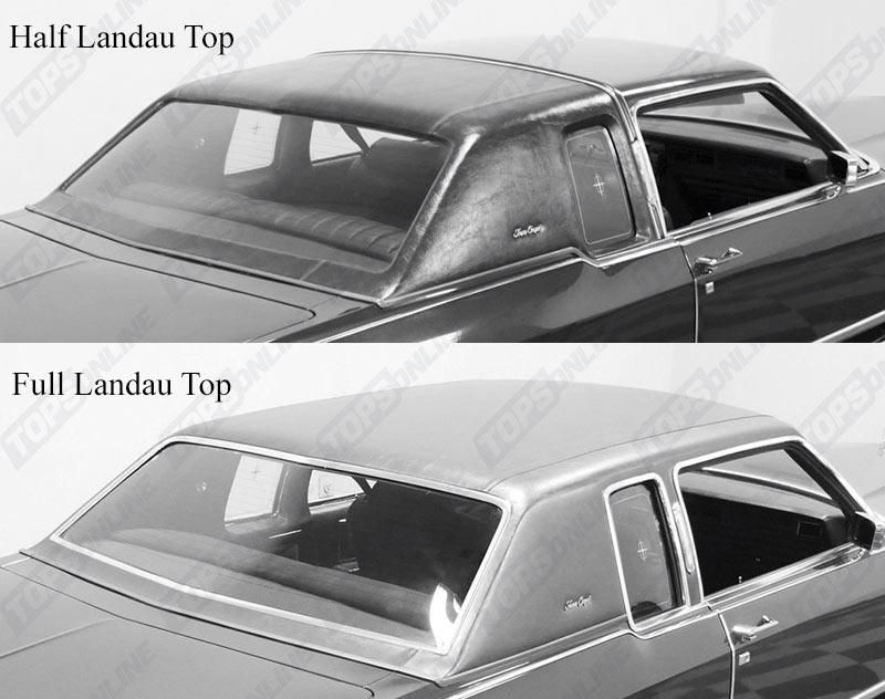 Lincoln Town Car 1970 thru 1989 Landau Vinyl Tops