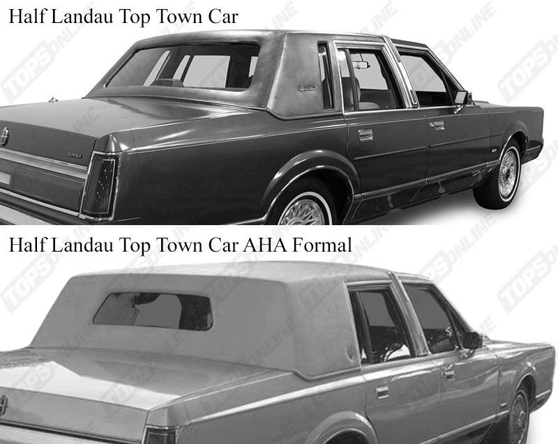 Lincoln Town Car 1970 thru 1989 Landau Vinyl Tops